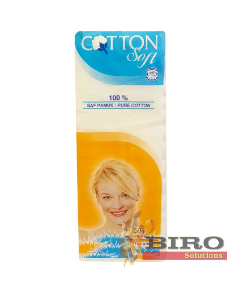 Vată hidrofilă 100% bumbac, 50 gr